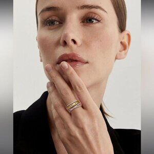 Bohemian minimalist ring N38